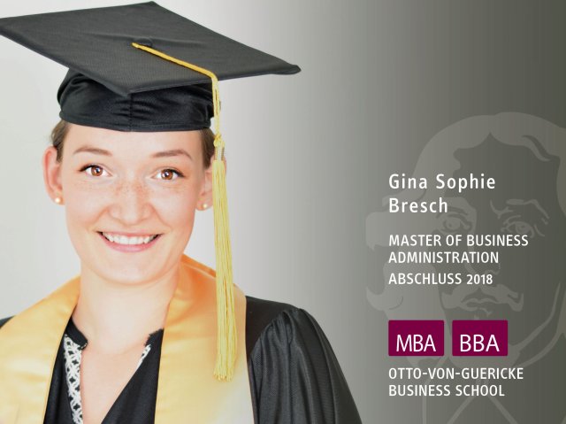 Gina Sophie Bresch (MBA-Abschluss 2018)